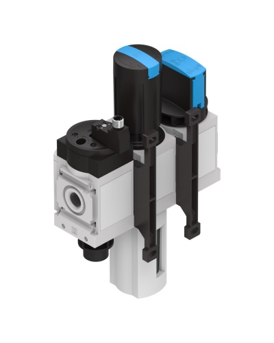 Air source treatment device combination