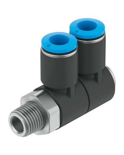 Hollow composite gas distribution joint