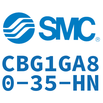 CBG1GA80 Rodless side flange type end lock cylinder