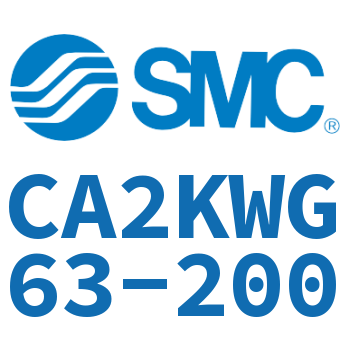 CA2KWG63 Standard cylinder without rod side flange