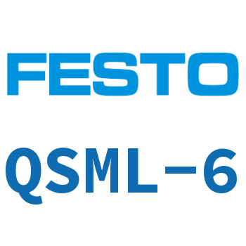L-shaped quick-insertion threaded joint QSML-6