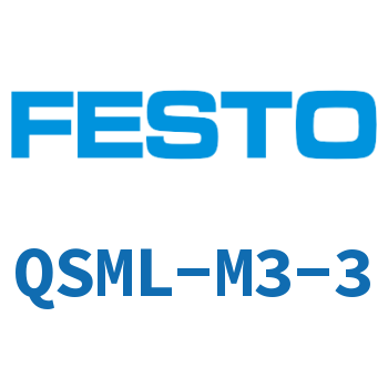 L-shaped quick-insertion threaded joint QSML-M3-3