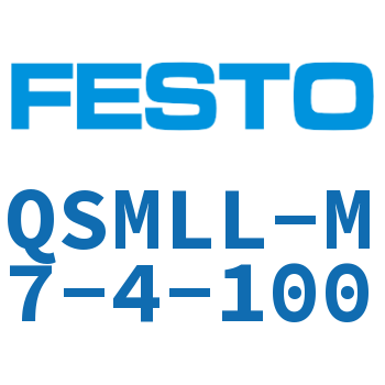 L-type quick plug-in threaded joint, extended type QSMLL-M7-4-100