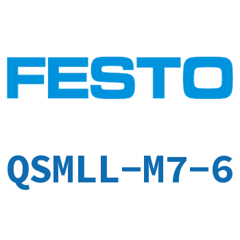 L-type quick plug-in threaded joint, extended type QSMLL-M7-6